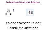  Die Anzeige der aktuellen Kalenderwoche in die Windows 10 Taskleiste einbinden