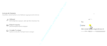 Die Anzeige der Bildschirmtastatur in der Taskleiste immer anzeigen konfigurieren