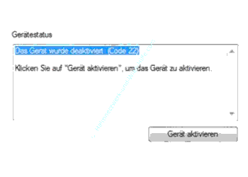 Die Anzeige des Fehlercodes eines Gerätes über den Geräte-Manager