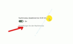Windows Tutorial - Der Nachtmodus und die individuelle Skalierung von Desktopelementen - Die Einstellungen für den Nachtmodus aufrufen 