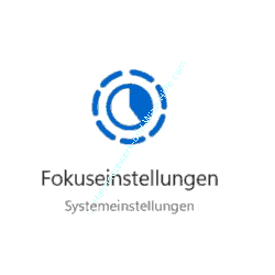 Die Fokuseinstellungen über das Win 11 Startmenü aufrufen