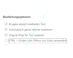 Windows 10 Office Tutorial: Die Word Option STRG + Klicken zum Öffnen von Links verwenden 
