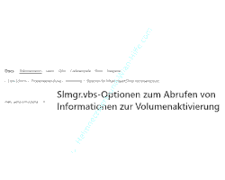 Windows 10 Tutorial: Lizenzschlüssel- und Art – Die Optionen von slmgr zum Abrufen von Lizenzinformationen aufrufen