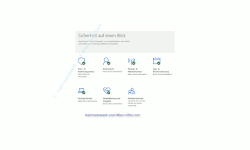 Windows 10 Tutorial - Die Windows 10 Installation auf Neuinstallationszustand zurücksetzen - Die Übersichtsseite des Windows Defender Security Centers 