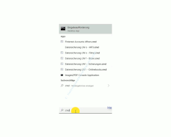 Windows 10 Tutorial - Jede Datei sehr schnell über die Windows 10 Kommandozeile finden - Die Kommandozeile Eingabeaufforderung öffnen 