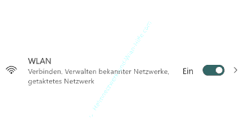 Die Wlan-Funktion über die Einstellungen von Windows Ein- oder Ausschalten