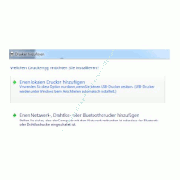 Heimnetzwerk Tutorials: Drucker im Windows 7 Netzwerk gemeinsam nutzen - Druckertyp auswählen