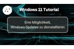 Ein Update über den Windows Update-Konfigurationsbereich deinstallieren