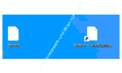 Windows 10 Tutorial: Eine mit Standardeinstellungen erstellte Verknüpfung 