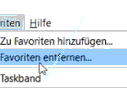 Registry Tutorial: Einen Favoriten in der Registry entfernen