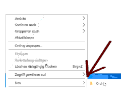 Windows 10 Tutorial - Eigene Programme und Ordner im Startmenü einbinden - Einen neuen Ordner erstellen 