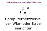 Einrichtung von kleinen Computernetzwerken per Wlan oder Kabel!