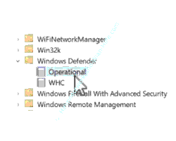 Windows 10 - Defender Tutorial: Ereignisanzeige - Protokoll – Windows Defender - Operational