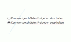 Windows 10 Tutorial - So aktivierst und speicherst du die Option: Kennwortgeschütztes Freigeben ausschalten! - Erweiterte Freigabeeinstellungen – Einstellung: Kennwortgeschütztes Freigeben ausschalten 