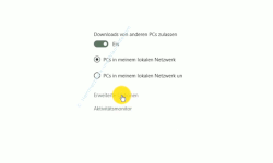 Windows 10 Tutorial - Die Bandbreite für im Hintergrund stattfindende Downloads begrenzen - Erweiterte Konfigurationen für Einstellungen zu Downloads aufrufen 