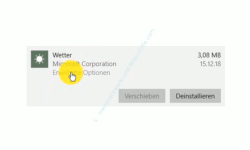 Windows 10 Tutorial - Standard Apps ohne Neuinstallation auf Originalzustand zurücksetzen - Erweiterte Optionen einer App öffnen 