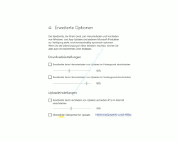 Windows 10 Tutorial - Die Bandbreite für im Hintergrund stattfindende Downloads begrenzen - Erweiterte Optionen für Download- und Uploadeinstellungen 