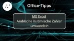 Arabische in römische Zahlen in Excel umwandeln