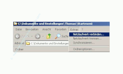 Schritt für Schritt Anleitung: Netzlaufwerk verbinden mit Hilfe des Windows Explorers - windows-explorer-menü-extras-netzlaufwerk-verbinden