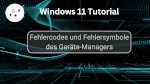 Fehlercodes und Fehlersymbole des Geräte-Managers
