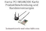 Hama PCI-WLAN300 Karte - Produktbeschreibung und Kundenmeinungen