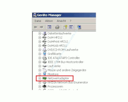 Netzwerk Tutorial: Die Installation einer Wlan-Netzwerkkarte prüfen! Geräte-Manager - Rubrik Netzwerkadapter geschlossen