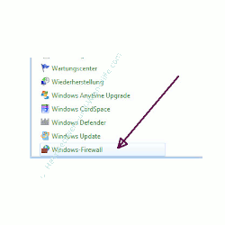 Netzwerk Tutorial: Netzwerkproblem! Es werden keine anderen Computer in der Netzwerkumgebung angezeigt! Systemsteuerung Menüeintrag Windows Firewall