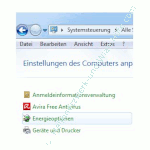 Windows Anleitungen und Tutorials: Reaktivierungskennwort des Windows 7 Ruhezustandes deaktivieren - Windows 7 Systemsteuerung Energieoptionen