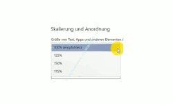 Windows 10 Tutorial - Die Größe der Icons, Symbole und Texte schnell anpassen! - Konfiguration Skalierung und Anordnung prozentuale Vergrößerungsvorgaben nutzen 