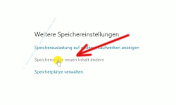 Windows 10 Tutorial - Den Standardspeicherort für Windows 10 Apps ändern! - Konfiguration Speicher, Weitere Speichereinstellungen, Speicherort für neuen Inhalt ändern 