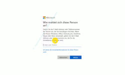 Windows 10 Tutorial - Ein lokales Benutzerkonto ohne Microsoft-Konto unter Windows 10 anlegen! - Konfigurationsfenster bei der Benutzerkontenerstellung: Wie meldet sich diese Person an 