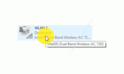 Windows 10 Netzwerk Tutorial - Woran kann es liegen, dass keine Wlan-Netzwerke angezeigt werden? - Konfigurationsfenster Netzwerkverbindungen: Deaktivierte Wlan-Netzwerkverbindung 