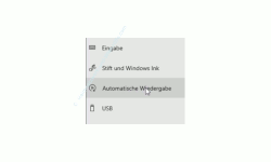 Windows 10 Tutorial - Die automatische Wiedergabe von Medien konfigurieren! - Konfigurationsmenü Geräte Menüpunkt Automatische Wiedergabe 