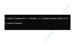 Windows 10 Tutorial - In einem Ordner enthaltene Dateien als Liste in eine Textdatei schreiben - Mit dem Befehl dir den Dateiinhalt eines Ordners in eine Textdatei schreiben 