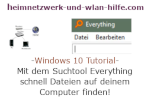 Windows 10 Tutorial - Mit dem Suchtool Everything schnell Dateien auf deinem Computer finden!