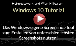 Mit dem Windows 10 eigenen Screenshot-Tool Screenshots erstellen! - Youtube Video Windows 10 Tutorial