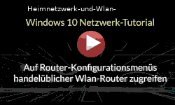 Mit Standard-Passwort und Standard-Benutzername auf handelsübliche Wlan-Router zugreifen - Youtube Video Windows 10 Tutorial