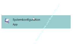 msconfig Tutorial: msconfig Systemkonfiguration App per Suchfeld aufrufen