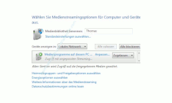 Heimnetzwerk Anleitungen: Multimedia im Windows 7 Heimnetzwerk – Medienstreaming-Optionen anpassen
