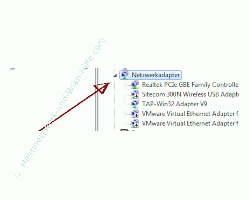 Netzwerk Tutorial: Verbindungsprobleme im Netzwerk lösen - Windows 7 Gerätemanager, Anzeige der installierten Netzwerkkarten