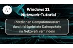 Netzwerkeinstellung löst plötzlichen PC-Neustart aus