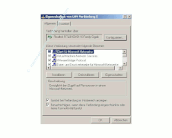 Netzwerk-Anleitung: Netzwerkkarte Netzwerkadapter einrichten und konfigurieren - Eigenschaften einer Netzwerkverbindung