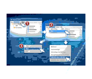 Neue Schlüssel / Werte in der Regisry anlegen