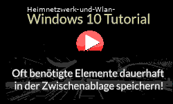 Oft benötigte Elemente dauerhaft in der Windows 10 Zwischenablage speichern! - Youtube Video Windows 10 Tutorial