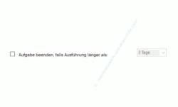 Windows 10 Tutorial - Eine automatische Sicherung der kompletten Registrierungsdatenbank konfigurieren! - Option Aufgabe beenden, falls Ausführung länger als dauert 