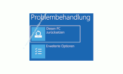 Windows 10 Tutorial - Windows 10 im abgesicherten Modus starten, um Probleme mit Treibern, Schadsoftware oder Viren schnell zu lösen! - Option Erweiterte Optionen im Bereich Problembehandlung 