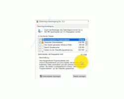 Windows 10 Tutorial - Eine versteckte Systemfunktion zum Löschen nicht mehr benötigter Update-Dateien nutzen - Optionen für die Datenträgerbereinigung eines Laufwerkes 
