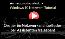 Freigaben einrichten! Ordner im Netzwerk manuell oder per Assistenten freigeben! - Youtube Video Windows 10 Tutorial