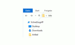 Windows 10 Netzwerk Tutorial - Ordner im Netzwerk einbinden – Ordner über den Schnellzugriff im Explorer einbinden
