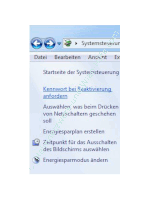 Windows Tutorials und Anleitungen: Computer per Netzschalter herunterfahren - Windows 7 Energieoptionen Kennwort bei Reaktivierung anfordern